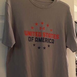 Under Armour Gray USA Graphic Tee